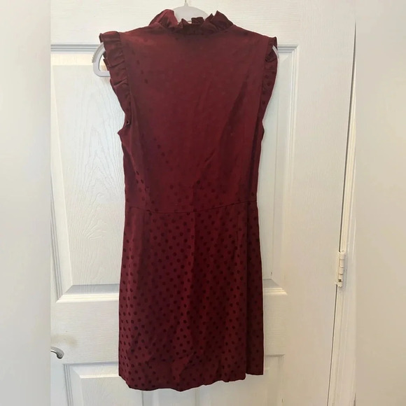 ! NWT Sandro Jasmine Polka Dot Print Mini Dress - Picture 4 of 8